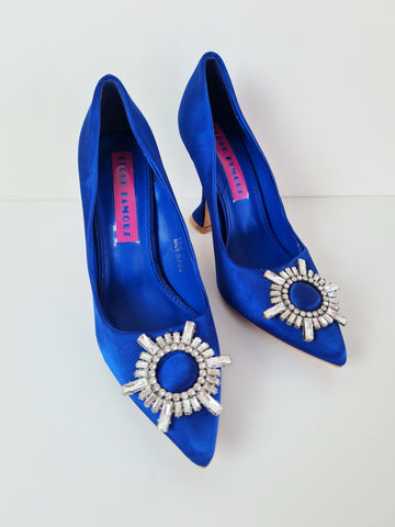 BROOCH PUMP - BLU